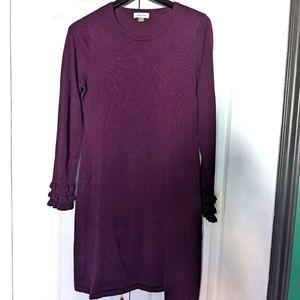 Plum Calvin Klein Sweater Dress